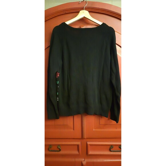 Star Wars Womens XL Christmas DARTH VADER Ugly Sweater Black Red White Holiday - Picture 2 of 2